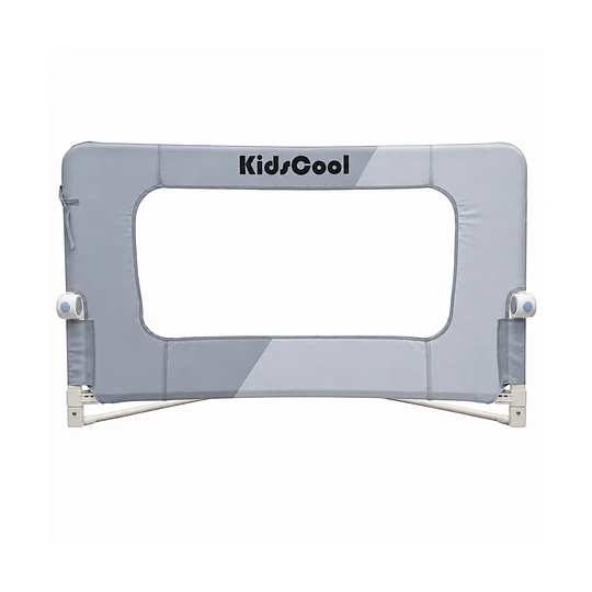 Baranda de Cama Infantil 1.2M Anti Caídas Abatible Kidscool Gris - Protección de Seguridad