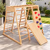 Juego De Escalada Madera Infantil Pikler Con Tobogán Kidscool 