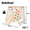 Juego De Escalada Madera Infantil Pikler Con Tobogán Kidscool 