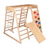 Juego De Escalada Madera Infantil Pikler Con Tobogán Kidscool 