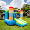Castillo Inflable Infantil con Tobogán y Soplador Kidscool
