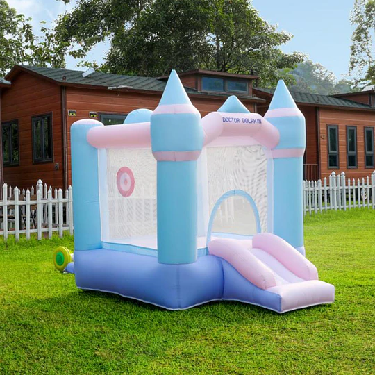 Castillo Inflable Mágico Ensueño Kidscool Con Tobogán 3 en 1