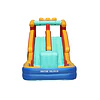 Juego Inflable Acuático Doble Tobogán Kidscool Con Escalador y Piscina 5.5m