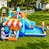 Centro de Juegos Inflable Acuático Candy House Kidscool Con Doble Tobogán y Piscina