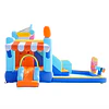 Centro de Juegos Inflable Acuático Candy House Kidscool Con Doble Tobogán y Piscina