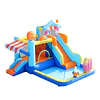 Centro de Juegos Inflable Acuático Candy House Kidscool Con Doble Tobogán y Piscina