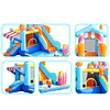 Centro de Juegos Inflable Acuático Candy House Kidscool Con Doble Tobogán y Piscina