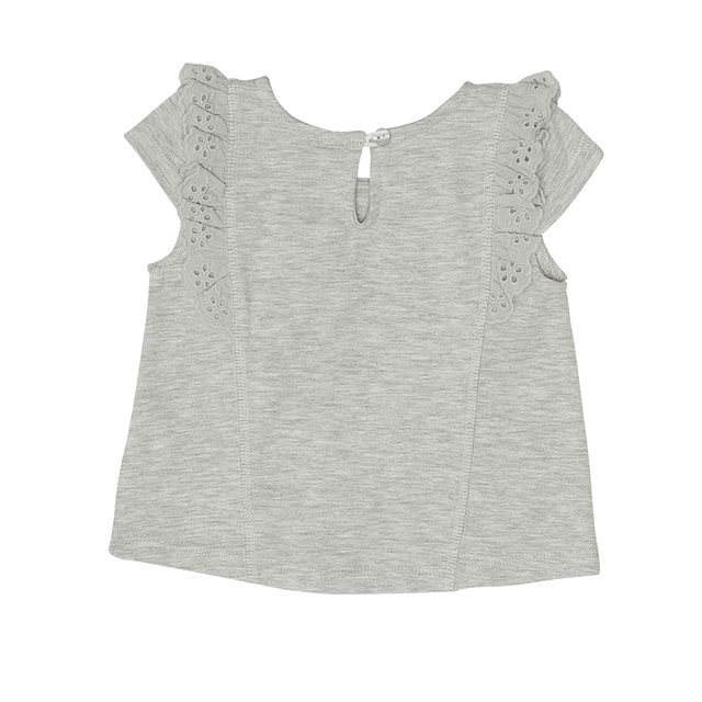 Polera Bebé Niña Gris Pillin