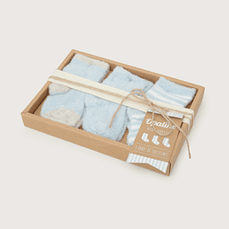 Set 3 Calcetines Celeste Bebés Opaline