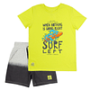 Conjunto Polera + Short Surf Niño Amarillo Ficcus