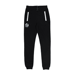 Pantalón Buzo Negro Niño Ficcus 8 a 12