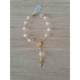 Pulsera Denario Baño de Oro