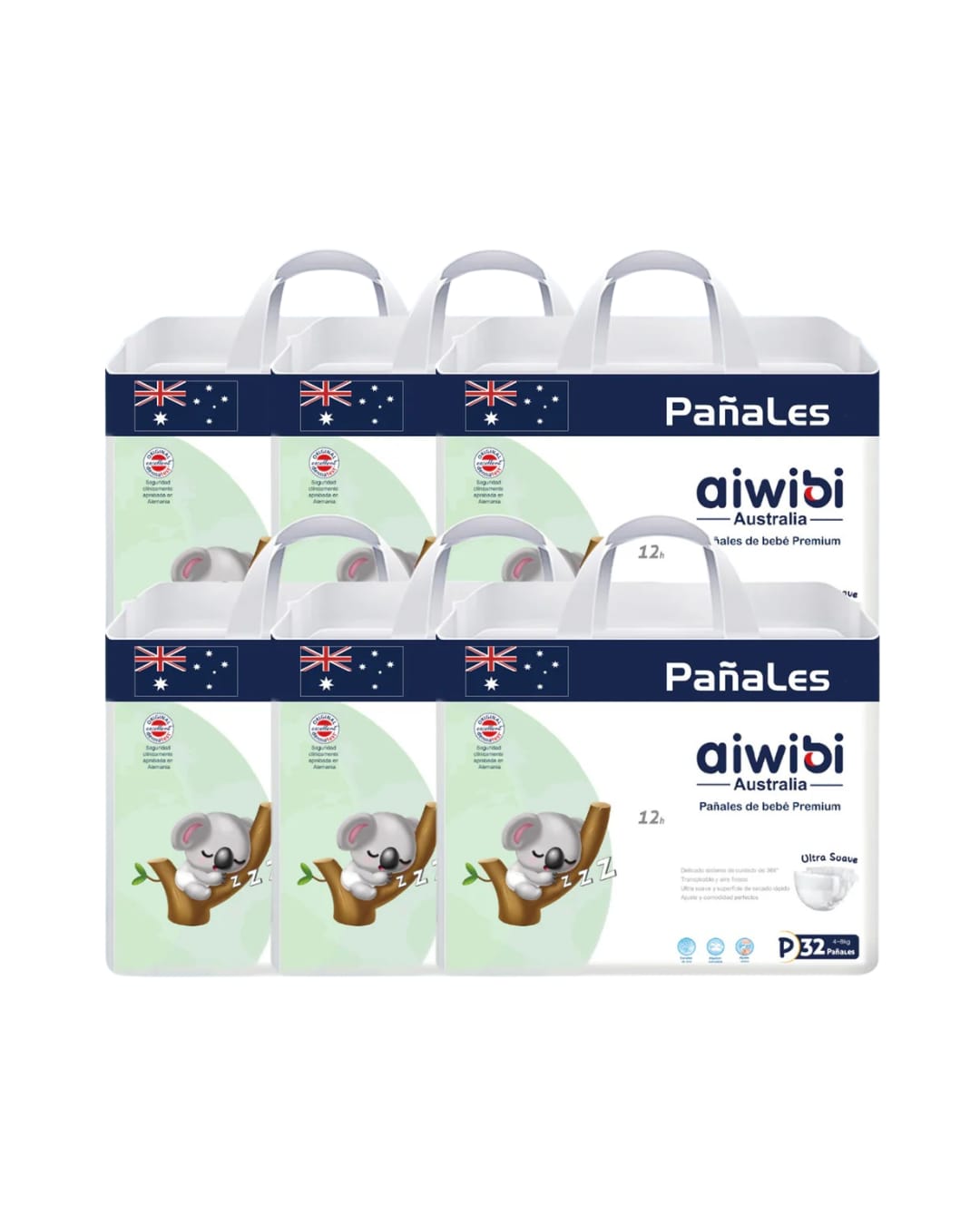 Pack 192 Pañales Premium Día P