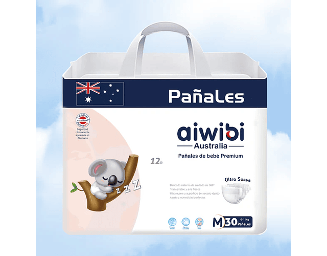 Paquete Pañal para Bebés Premium Día M