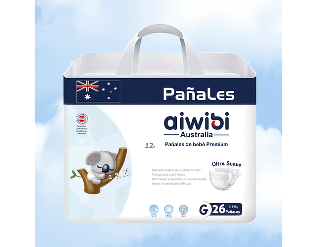 Paquete Pañal para Bebés Premium Día G