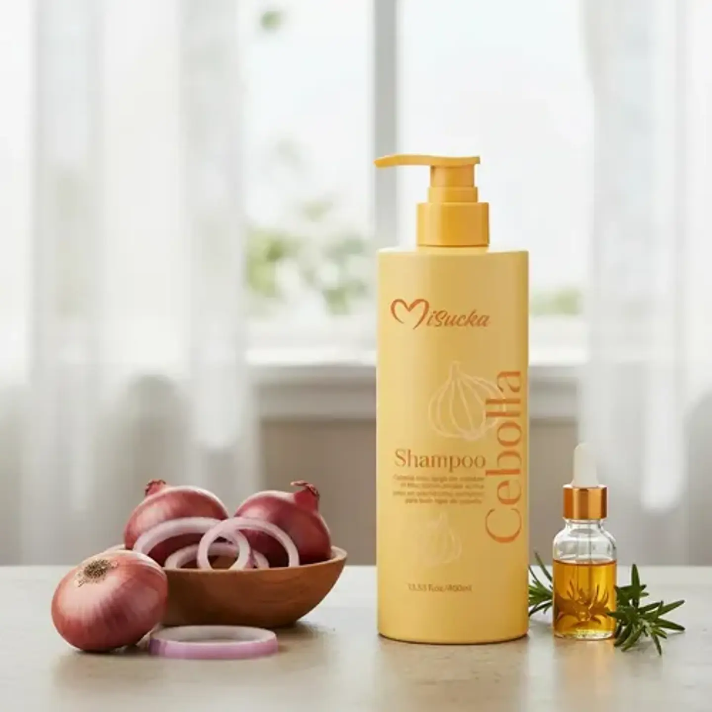 Shampoo Cebolla Romero Crecimiento Sin Quiebre 400ml Misucka 3