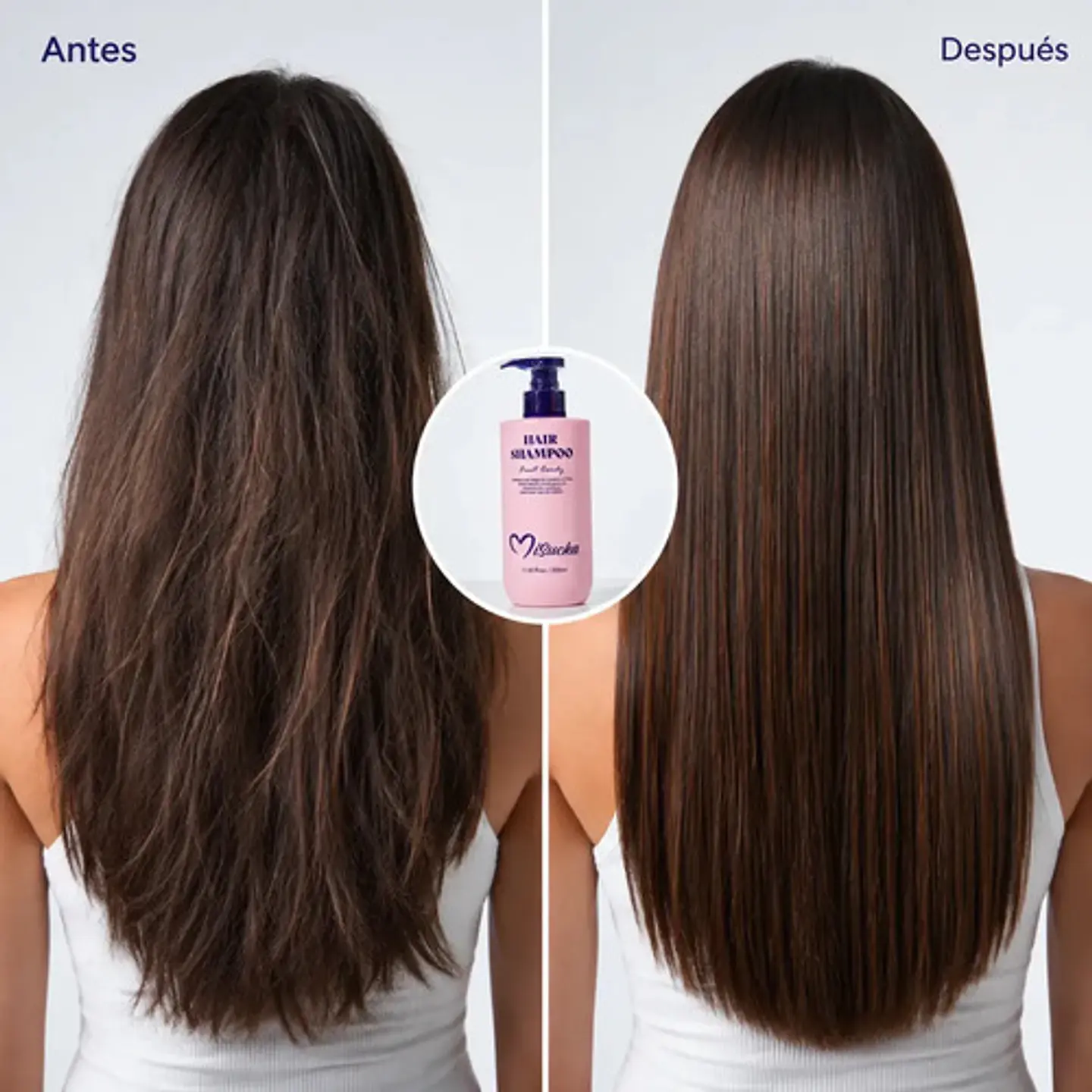 Shampoo Anti Frizz Crecimiento Continuo Todo tipo Cabello Koreano Misucka 350ml 4