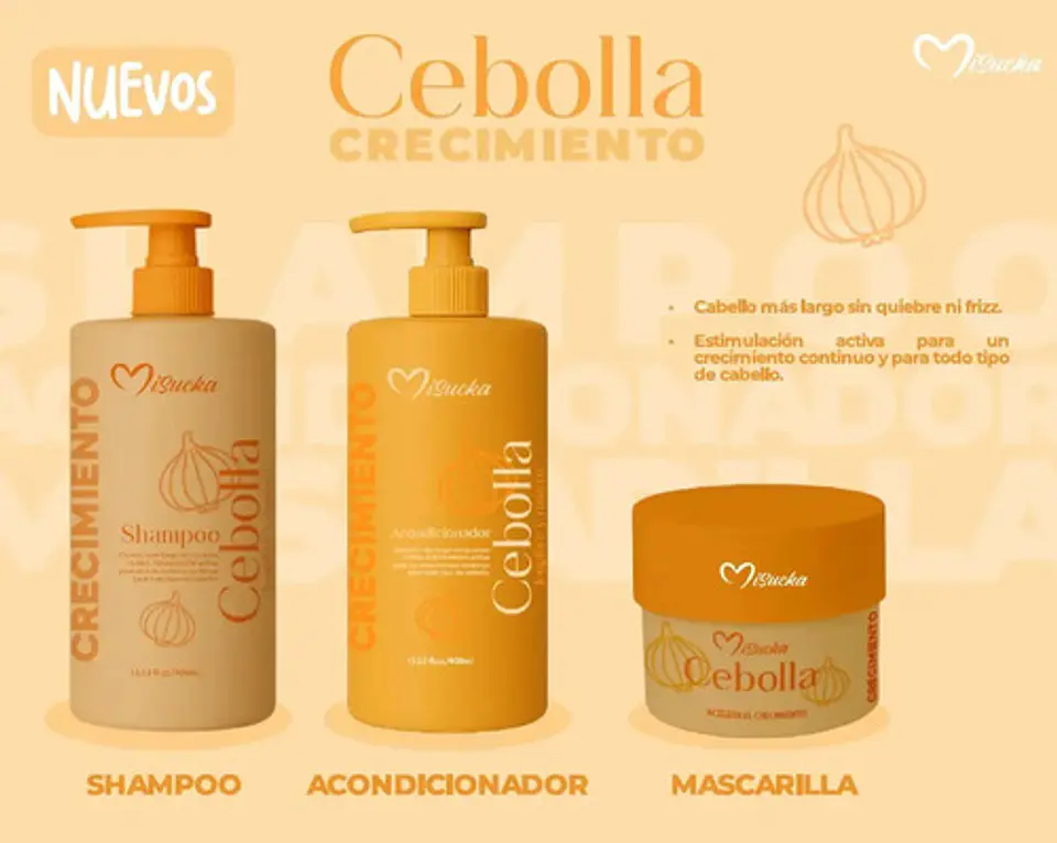 Acondicionador Cebolla Misucka 400 Ml Línea Capilar 3