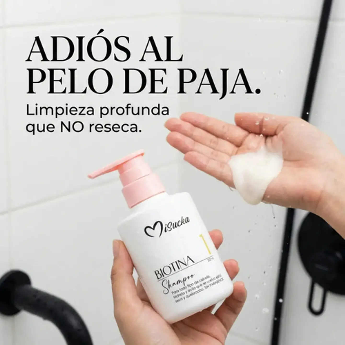 Shampoo Biotina Hidratante Fortalecedor Misucka 300ml 5