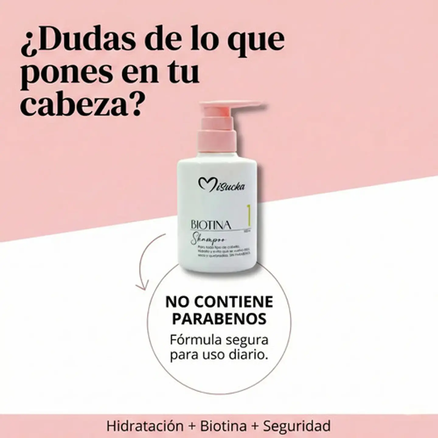 Shampoo Biotina Hidratante Fortalecedor Misucka 300ml 7
