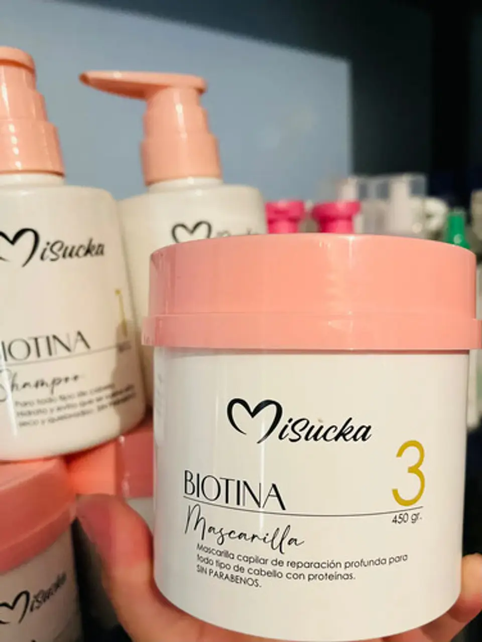 Mascarilla Reparación Capilar Biotina 3 Misucka® 450grs 5