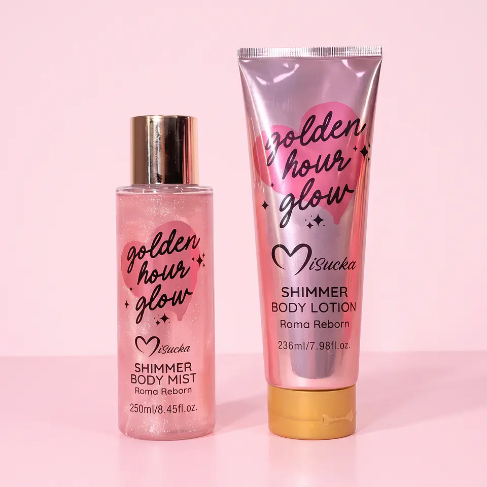 Set Body Mist + Loción Golden Hour Glow Misucka 1