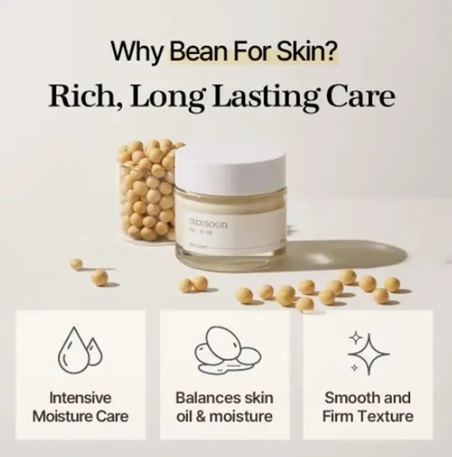 Mixsoon Bean Cream Crema Facial 50ml 12