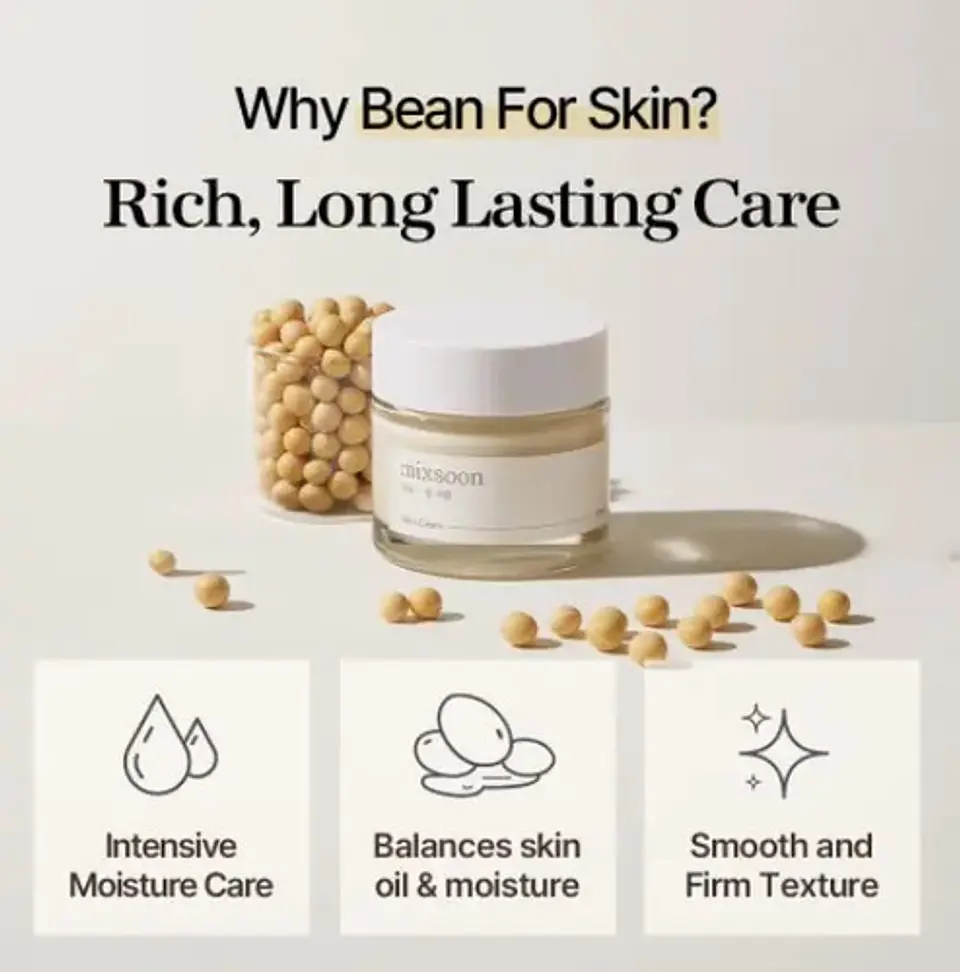 Mixsoon Bean Cream Crema Facial 50ml 12