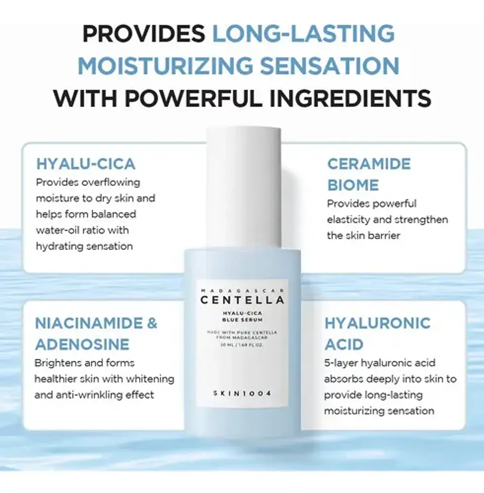 SKIN1004 Madagascar Centella Hyalu-Cica Blue Serum 7