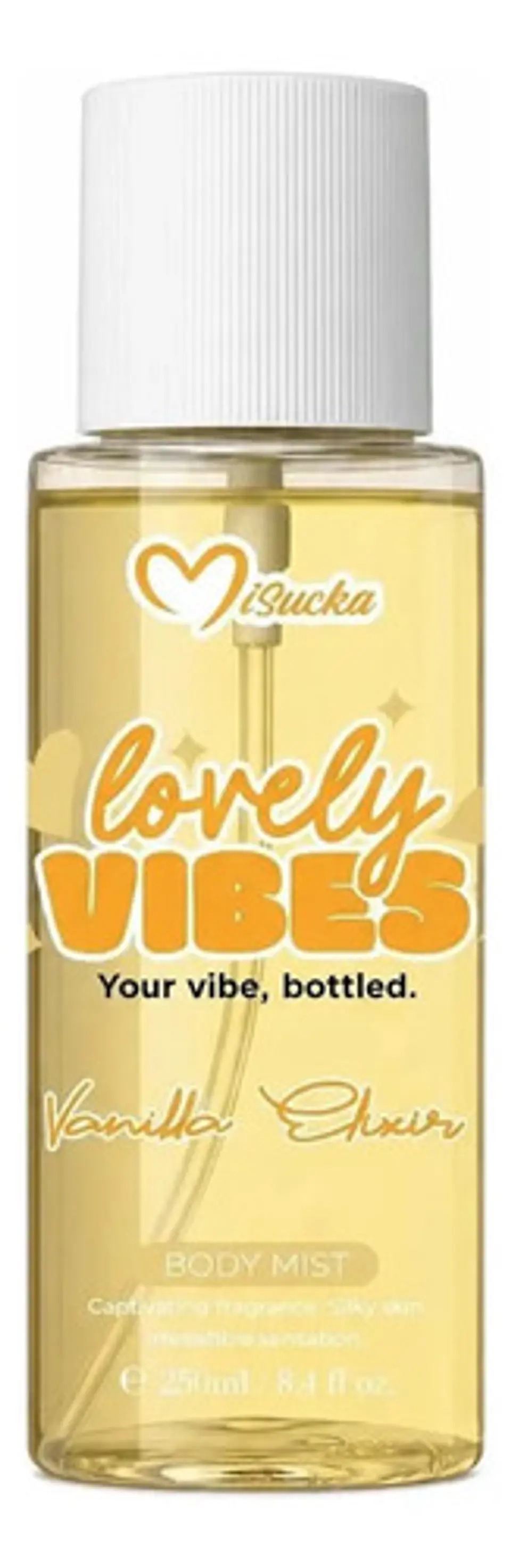 Body Mist Misucka Lovely Vibes Vanilla Elixir 250ml 1