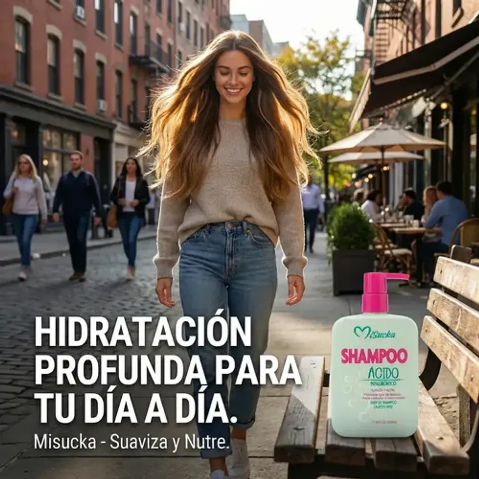 Shampoo Acido Hialuronico Reparador Fibra Capilar Misucka 3