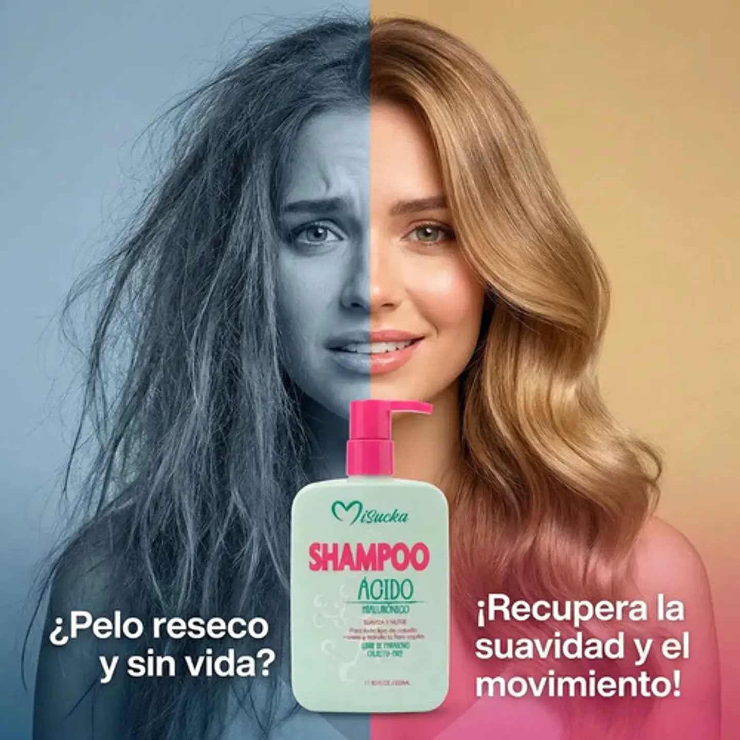 Shampoo Acido Hialuronico Reparador Fibra Capilar Misucka 4
