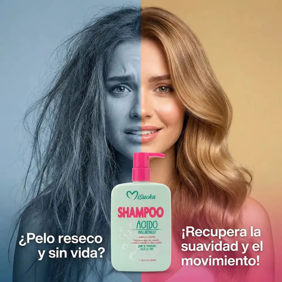 Shampoo Acido Hialuronico Reparador Fibra Capilar Misucka 4