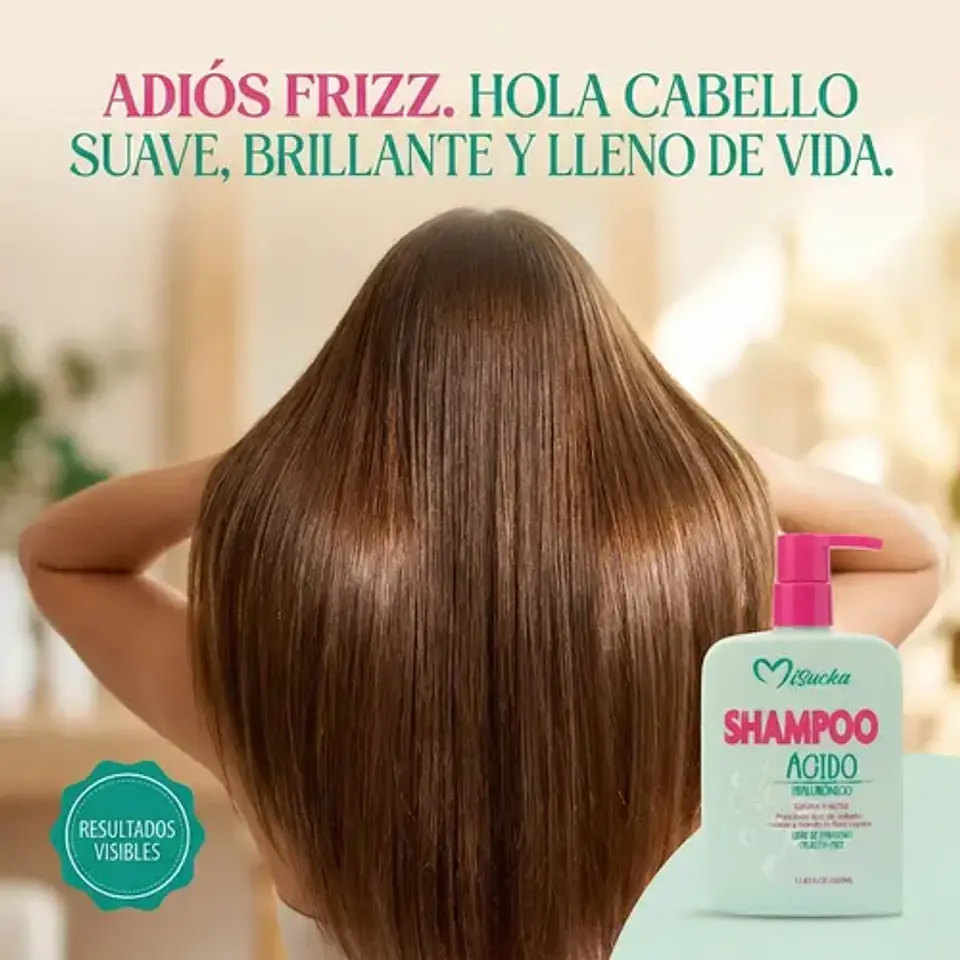 Shampoo Acido Hialuronico Reparador Fibra Capilar Misucka 7