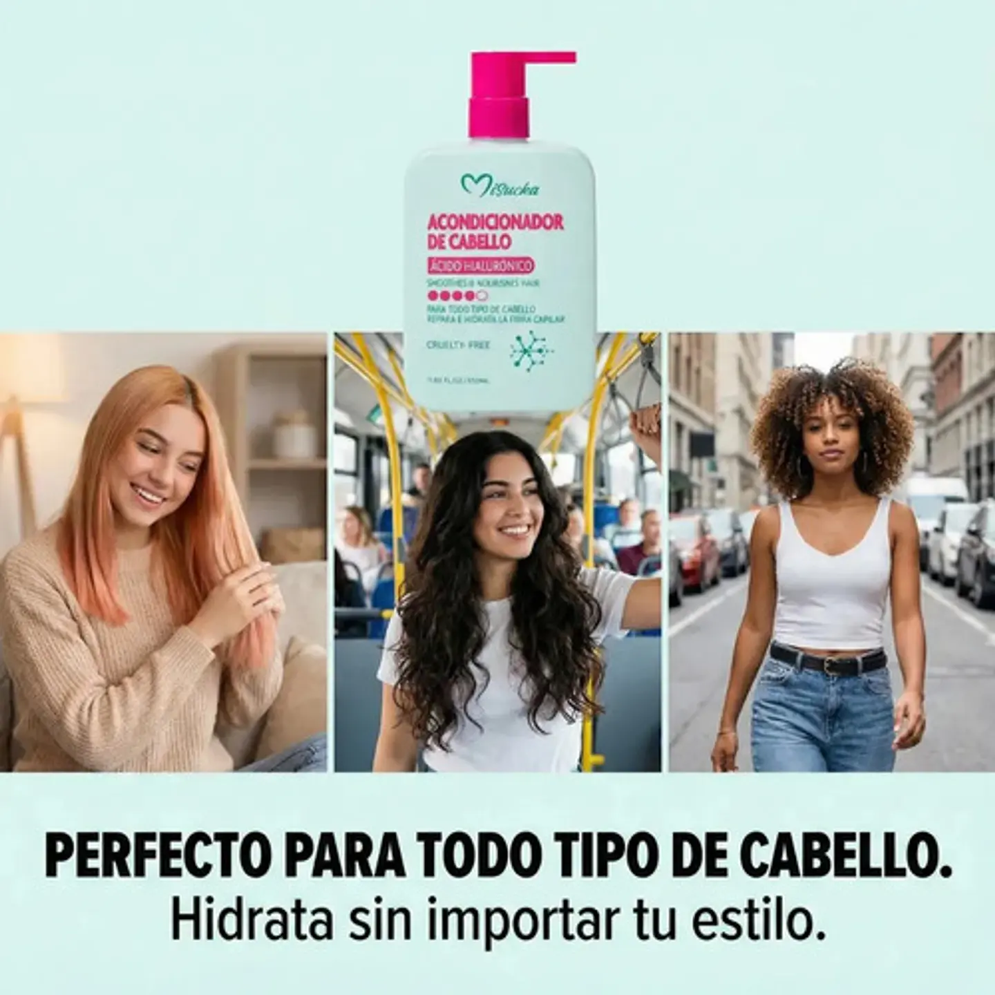 Acondicionador Cabello Misucka Acido Hialuronico 350ml 8