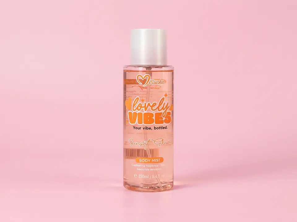 Body Mist Lovely Vibes Sunset Glow Misucka 250 ml 1
