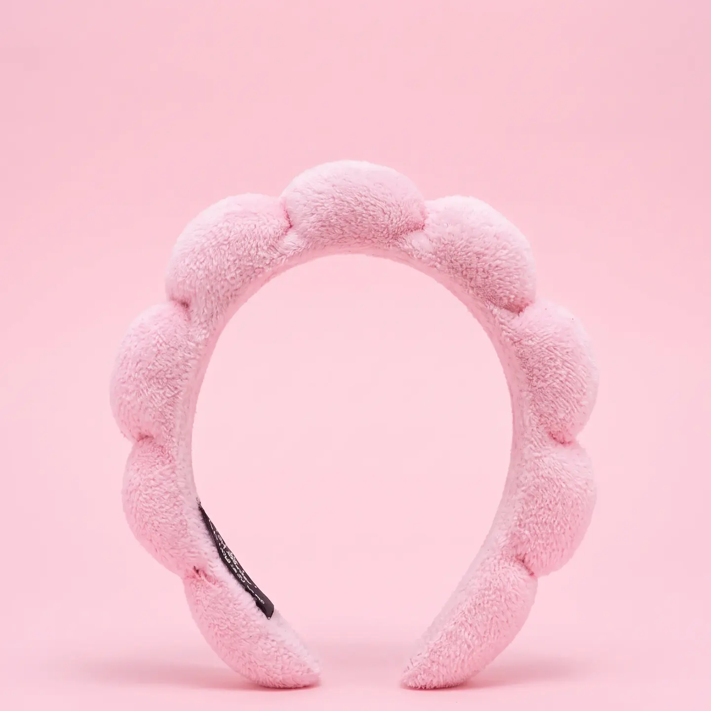 Cintillo Spa de Toalla Rosa para Skincare y Maquillaje 1
