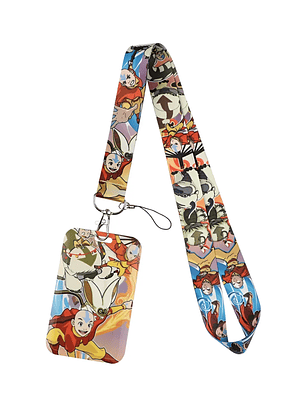 Portacredencial + Lanyard Avatar La Leyenda de Aang Serie