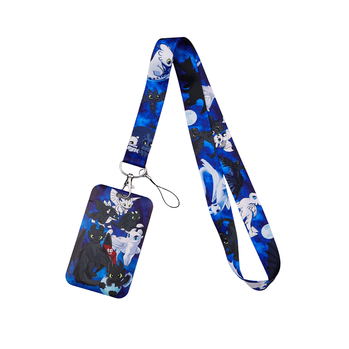 Portacredencial + Lanyard Cómo Entrenar A Tu Dragon Película 1