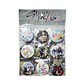 Set 9 Chapitas (Broches) de 6 cm Stray Kids Kpop Boygroup - Miniatura 1