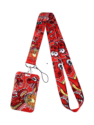 Portacredencial + Lanyard Mushu Dragón Personaje de Mulán