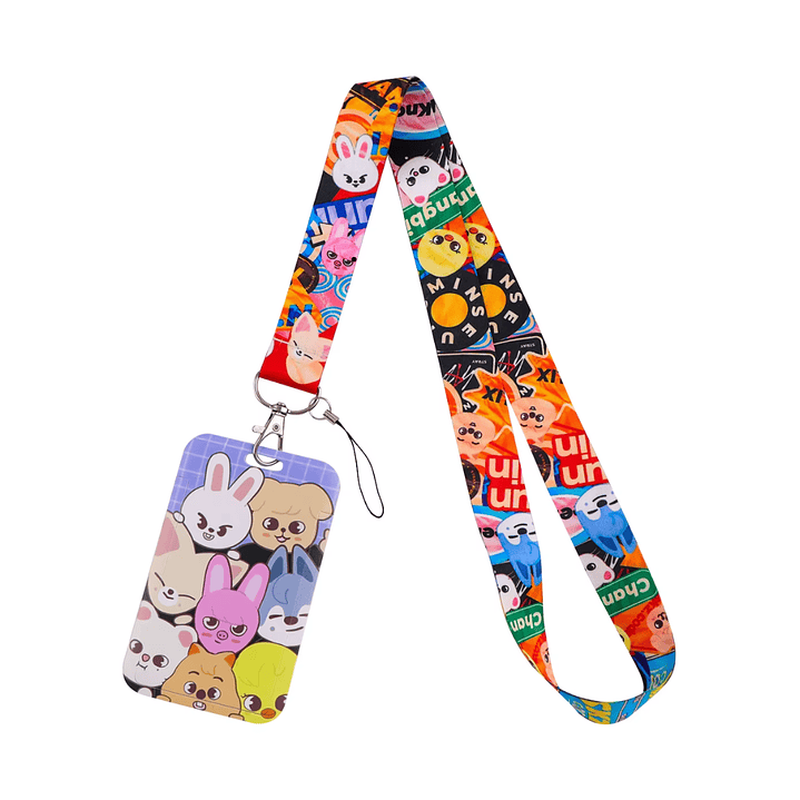 Portacredencial + Lanyard Stray Kids SKZOO Kpop 2