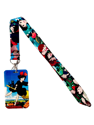 Portacredencial + Lanyard Kiki Anime Studio Ghibli