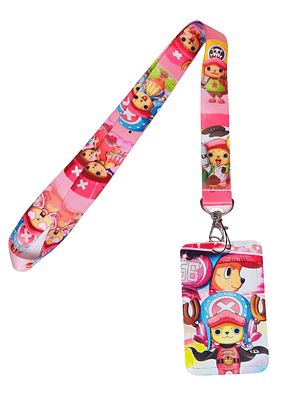 Portacredencial + Lanyard Tony Tony Chopper Personaje de One Piece Anime