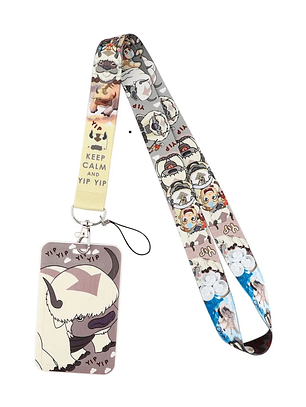 Portacredencial + Lanyard Avatar La Leyenda de Aang Serie