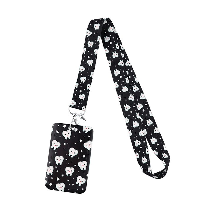 Portacredencial + Lanyard Salud Enfermería Medicina Dental 6