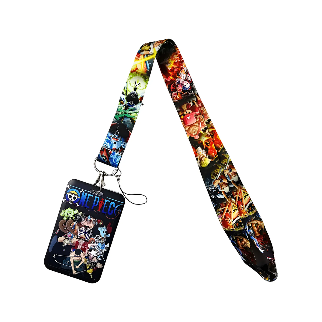 Portacredencial + Lanyard One Piece Anime 3