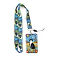 Portacredencial + Lanyard Gatitos Colorido Animales Kawaii - Miniatura 1
