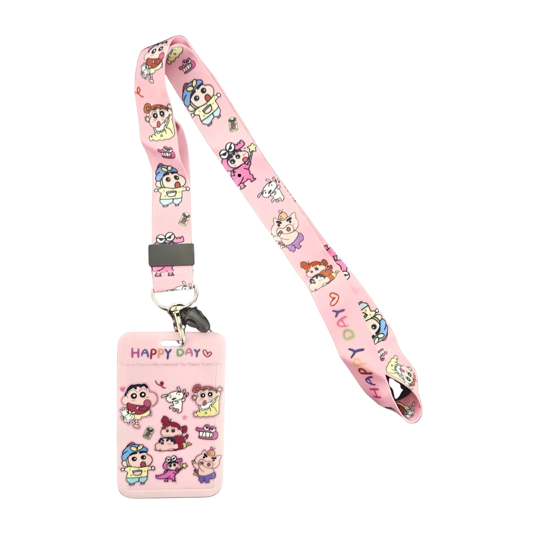 Portacredencial + Lanyard Shin Chan Anime 1