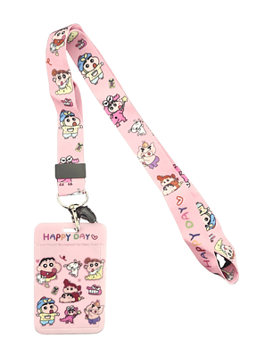 Portacredencial + Lanyard Shin Chan Anime